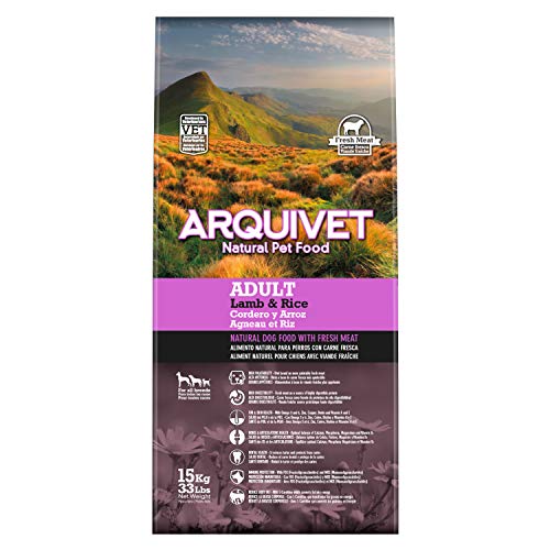 Arquivet Pienso Natural para Perros - Adult Cordero y Arroz - 15 kg