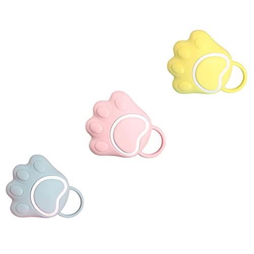 Artibetter 3 Piezas Cepillo de Baño de Silicona para Bebés Esponja Exfoliante para Masaje Corporal Esponja Esponja para Niños Sensibles