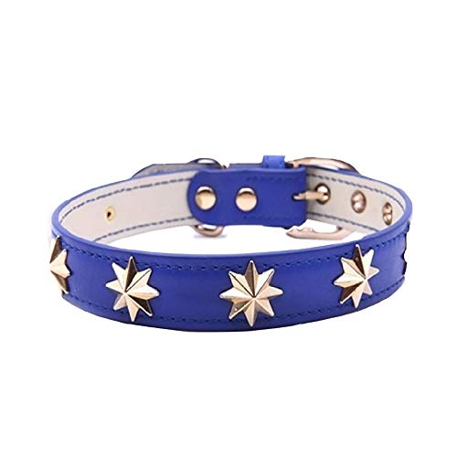 Artículos for Mascotas se Pueden Ajustar Collar Taurino Edge Perro Machete para Perro Mascota (Color : Blue, Size : XL Neck 38-46cm)