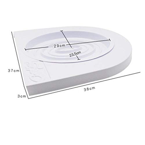 Aseo de mascotas Bedpan Anti Splash Gatos Camada Aseo Pet Box entrenador del gato cachorro Aseo camada Trainer Gatos Ceaning Artículos de higiene sanitaria, como cuadros, Tamaño: como imágenes