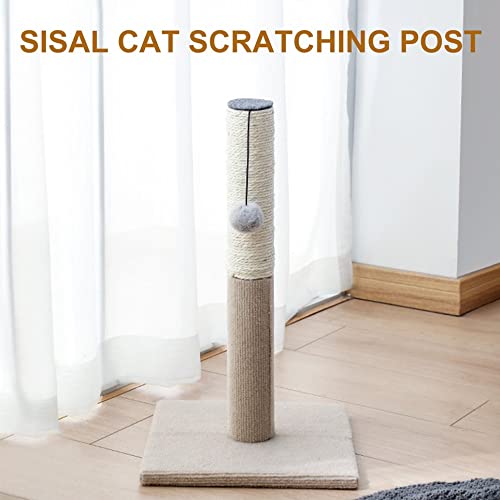 ASFD Gato Rascador Gato Juguetes Interactivos Gato Rascador Poste Gato Rascador Gato Rascador, Beige