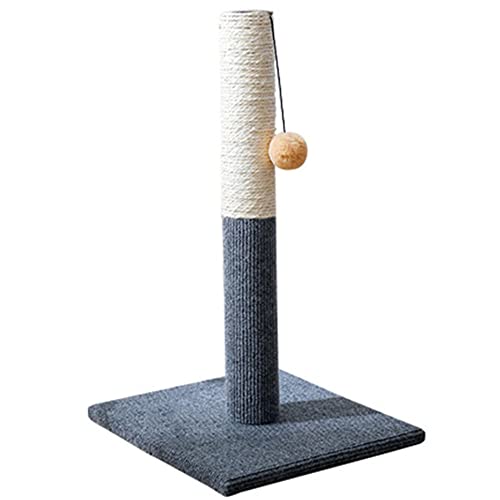 ASFD Gato Rascador Poste Gato Juguetes Interactivos Gato Rascador Poste Gato Rascador, Gris