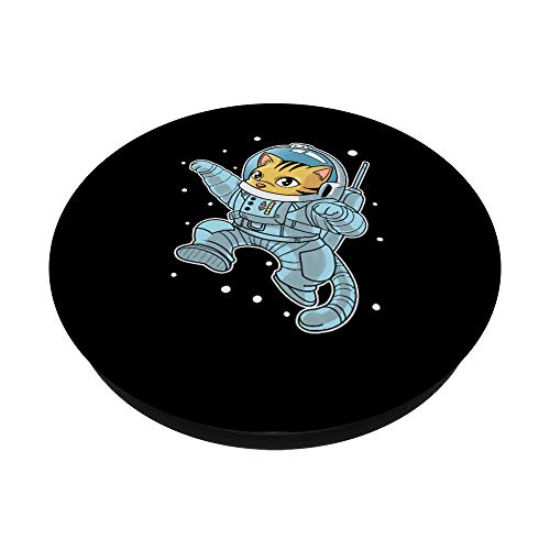 Astro Gato Espacial Gatito Gatos Espaciales Universo Mascota PopSockets PopGrip Intercambiable