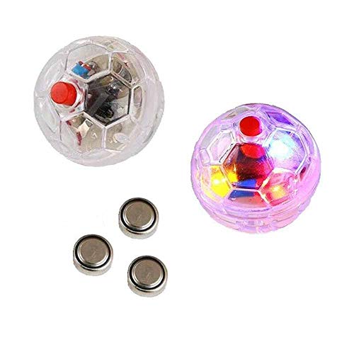 ATIN 3 unids Ghost Caza Movimiento Ilumina Bolas De Perro De Gato, Toque Activado Paranormal Equipo Mascota Bolas Juguete