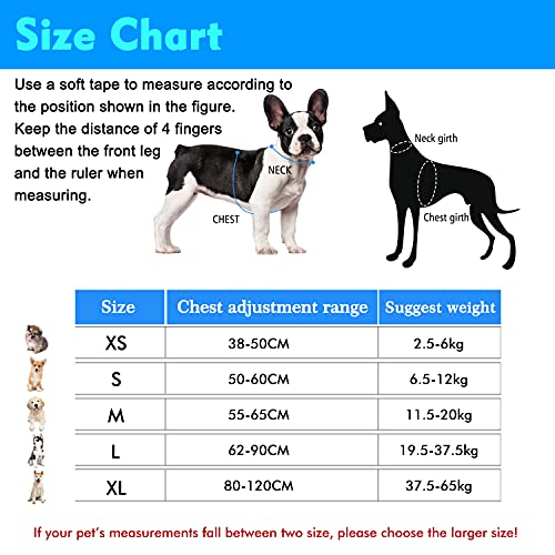 Auflosung Arnes Perro,Ajustable Arnes Perro Grande,Transpirable Arnes Perro Arnés,Tipo Chaleco para Perros Reflectante Arnes Perro Grande,Mediano PequeñO para CorrertamañO Paseo FáCil,Negro