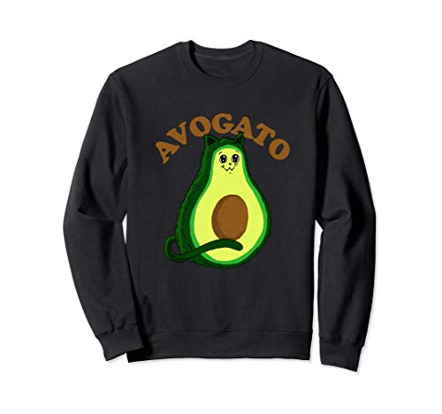 Avogato Cat Lover Cinco De Mayo Avocado Aguacate Gato Sudadera