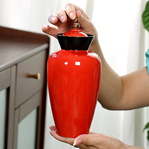 AWCPP Urna de Cremación, Urna de Cerámica Fúnebre para Memoriales, Muñeca de Mascotas Conmemorativa Hecha a Mano, Urna de Cerámica, para Perros, Gatos U Otras Mascotas Pequeñas Qiu/9.7 * 22.5Cm
