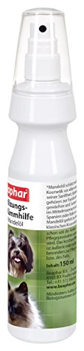 Ayuda para desenredar y peinar, Cuidado para Perros y Gatos, espray desfiltante con Aceite de Almendra, espray para peinar la Piel de Perro, Botella pulverizadora de 150 ml