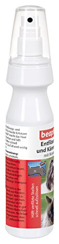 Ayuda para desenredar y peinar, Cuidado para Perros y Gatos, espray desfiltante con Aceite de Almendra, espray para peinar la Piel de Perro, Botella pulverizadora de 150 ml