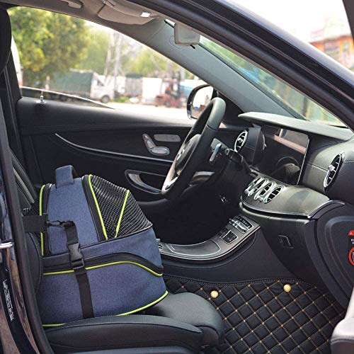 B-1 Bolsa Transportadora para Mascotas, Pet Mochila for el Medio Perros Gatos adecuados Bolso Transpirable Viajes de Aventura Ligero Ajustable de Alquiler de Jaula de Transporte Portable