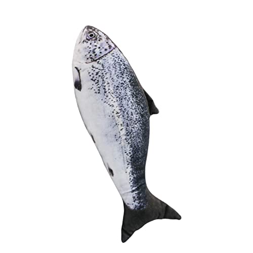 B/A Juguete eléctrico para Gatos con Peces en Movimiento - Simulación de Peces eléctricos para muñecas - Juguete para Gatos - Juguete para Gatos con pez Flojo con Hierba gatera para Jugar, Relajarse