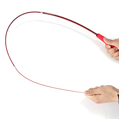 Ba30DEllylelly Caña de pescar telescópica flexible de 3 secciones, juguete para gatos, palo divertido telescópico para gatos, juguete creativo para gatos, artefacto esencial para gatos