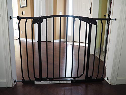 Baby Gate Guru Varillas de Husillo Extra Largas M10 (10mm) para Barreras de Seguridad para Bebés y Mascotas Montadas a Presión - Paquete de 4 Reemplazos (10mm, Negro)
