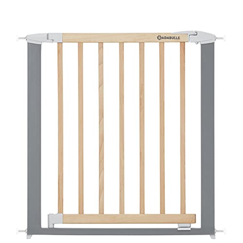 Badabulle Barrera de seguridad Safe & Lock Madera Metal - Apertura de 73 a 81,5 cm, B025233
