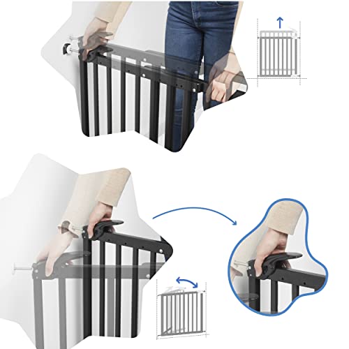 Badabulle Barrera Seguridad Deco Pop, Negro
