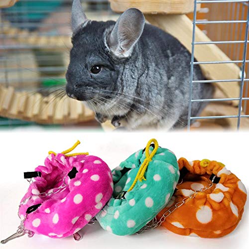 BAEDEE Camas para Gatos Cama Hamster Jaula de Ratas Accesorios Mascotas Hamaca Guinea Cerdo casa Guinea Cerdo Hamaca Camas de Conejo para Interiores Pink