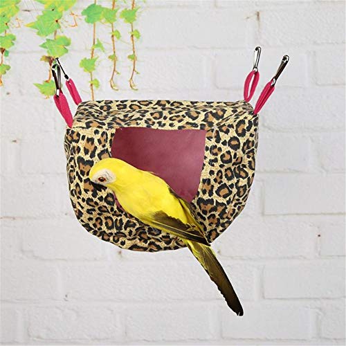 BAEDEE Jaulas para Agapornis Camas para Gatos Mascotas Hamaca Pájaro Suministros Hurón hamacas Nido de Pájaro Colgante Pájaro Hamaca Colgante de pájaro casa 2