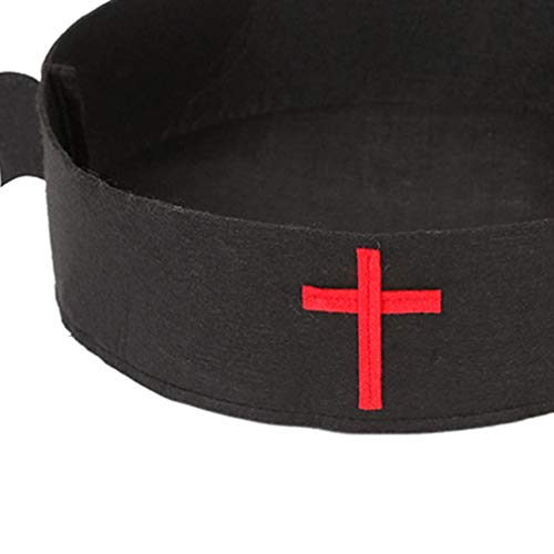 Balacoo 1Pc Cama para Mascotas Murciélago de Halloween Tela de Fieltro Suave Cruz Roja Suministros para Mascotas Casa de Mascotas Cojín Cama para Dormir para Gatito Gato