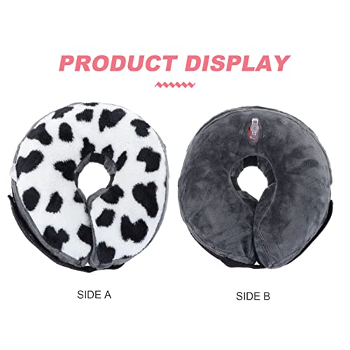 Balacoo Collar de Recuperación Inflable para Mascotas: Cuello de Cirugía de Mascotas para Perros Gatos Gatitos Cómodo de Lamiendo Herida Mordida L