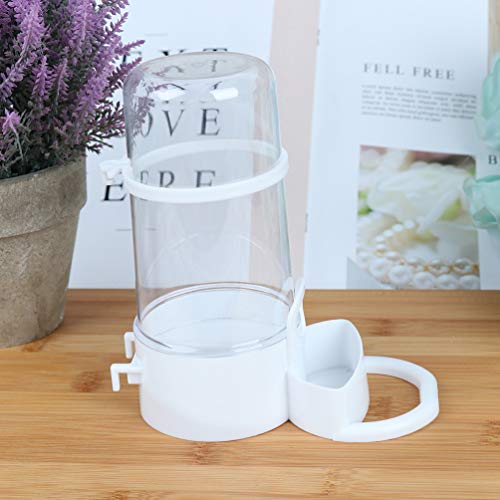 Balacoo Comedero Automático para Hámster- 2 Piezas Alimentador de Animales Pequeños Dispensador de Agua para Mascotas para Hámsters/Ardillas/Erizos/Pájaros
