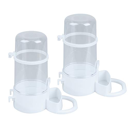 Balacoo Comedero Automático para Hámster- 2 Piezas Alimentador de Animales Pequeños Dispensador de Agua para Mascotas para Hámsters/Ardillas/Erizos/Pájaros