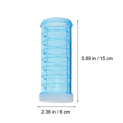 Balacoo Conjunto de Conexión de Tubo de Hámster Azul Tubo Curvado Túnel de Jaula para Mascotas DIY Surtido de Jaula para Hámster Túnel de Juguete Divertido para Animales Pequeños Ratón