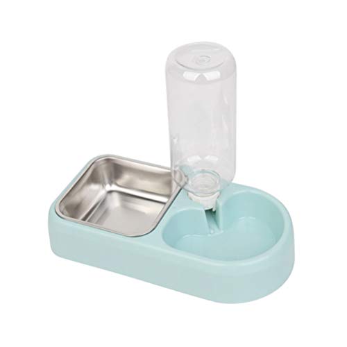 Balacoo Dispensador de Alimentos para Mascotas Alimentador Automático de Gatos Fuente de Agua para Perros Suministros de Alimentación para Mascotas para Perros Gatos Pequeños Animales