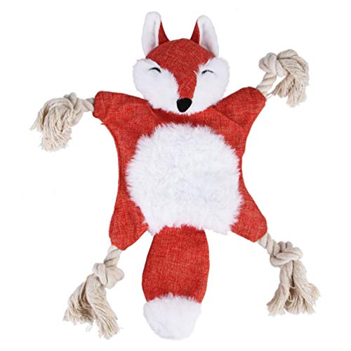 Balacoo Juguete Educativo Creative Bite Supply Adorable Mono Muñeca de Peluche Divertido Sonido Juguete para Mascota Gato Perro Cachorro