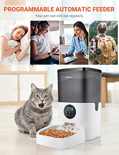 Balimo Duke 4L Comedero automatico Gatos y Perros con Temporizador programable y Pantalla LCD y Grabación de Voz Caracteristicas hasta 4 Comidas al día