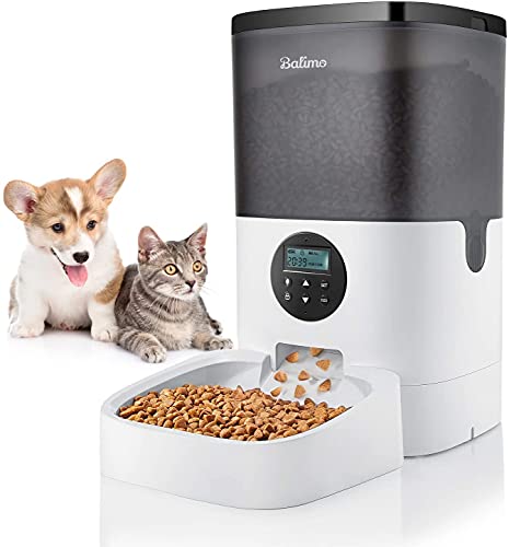 Balimo Duke 4L Comedero automatico Gatos y Perros con Temporizador programable y Pantalla LCD y Grabación de Voz Caracteristicas hasta 4 Comidas al día