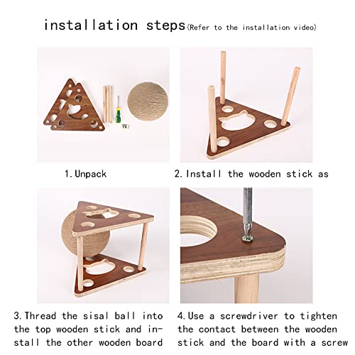 bamutech árbol de Gato Juguetes for Gatos Sisal Cat Board Cat Scraper Gatito Mat Mat Tree Tree Tree Silla Mesa Mesa Mueble Protector Gato Play Toys árbol de Gato para Gatos de Interior