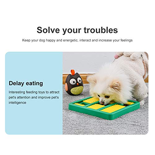 Bandeja educativa de alimentos para mascotas, Bandeja de comida para perros a prueba de asfixia, Juguetes educativos para perros, Dispensadores de aperitivos interactivos