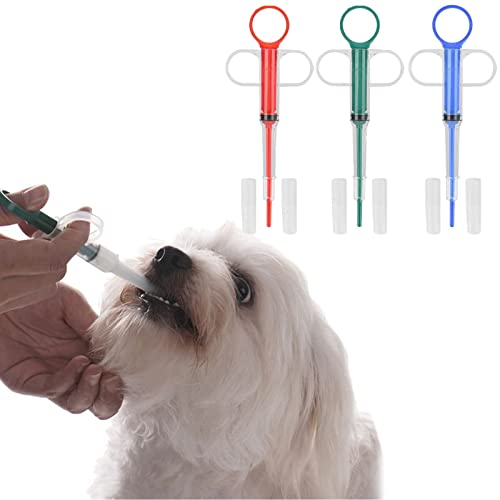 Bantre 3 Piezas Jeringa para Mascotas, Alimentador de Medicamentos Mascotas, Jeringa para Mascotas Animales, para Gatos, Perros, Mascotas