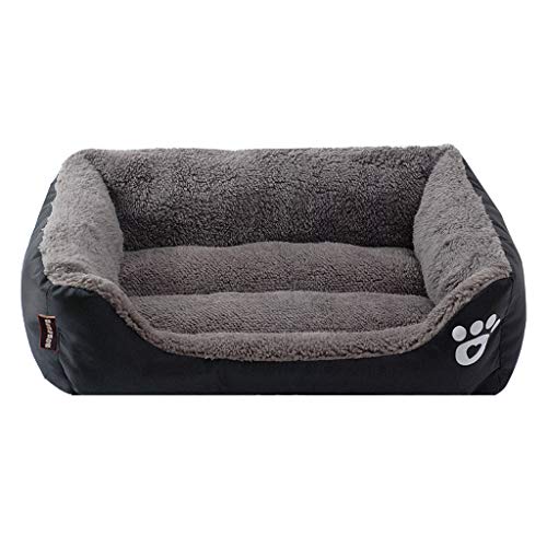 BaojunHT Jumbo - Cojín de Felpa para Cama de Gato o Perro S-XXXL para Mascotas pequeñas, Medianas y Grandes