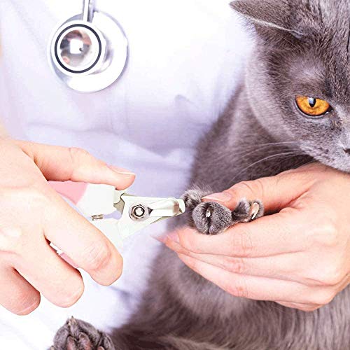 Bdesign Cortauñas for perros for grandes, medianas y raza pequeña de uñas profesional del animal doméstico podadoras Adecuado for gatos, conejos y conejillos de Indias con cierre de seguridad y de pro