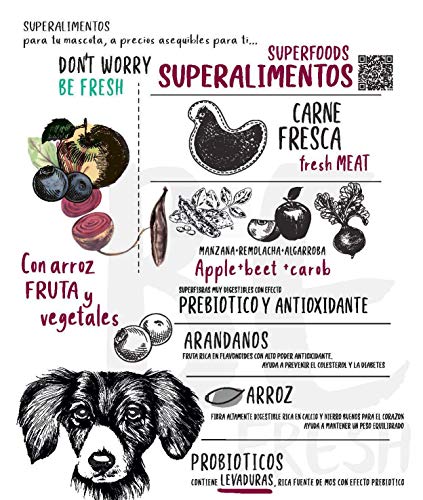 Be Fresh Puppy 15 Kg.Alimento para Cachorros Perro