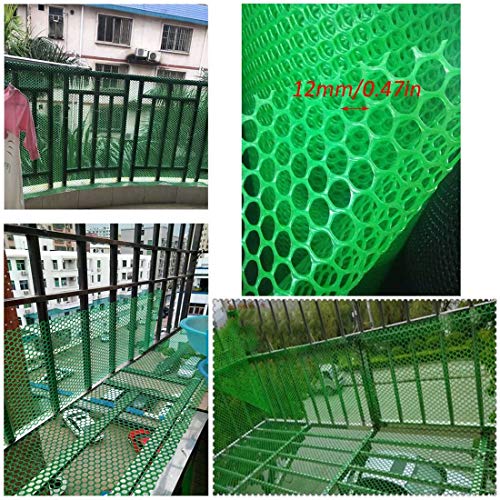 Bebé Interna Ventana Rejas De Seguridad For Niños De Seguridad De La Ventana De La Guardia Barras De Acero Balaustre De Cuadrícula, Verde, 12 Mm De Malla, Cable De Plástico Corbata