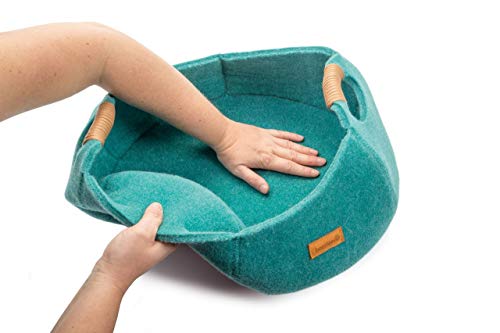 Beeztees K&Bz Bz Text Cat Rest Bed Minoq Blue 43,5 350 g