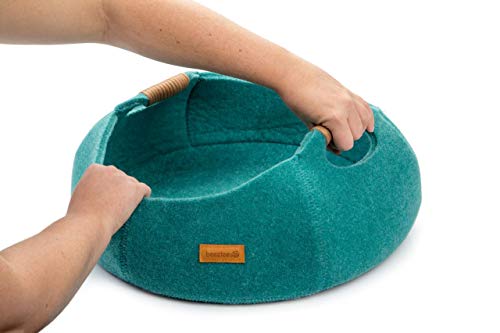 Beeztees K&Bz Bz Text Cat Rest Bed Minoq Blue 43,5 350 g