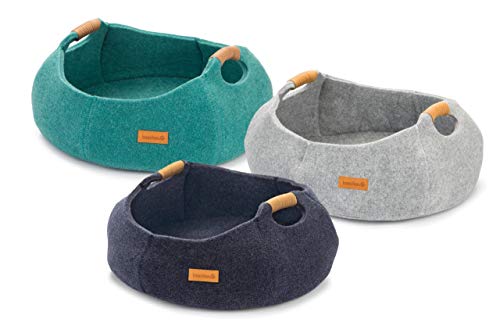 Beeztees K&Bz Bz Text Cat Rest Bed Minoq Blue 43,5 350 g