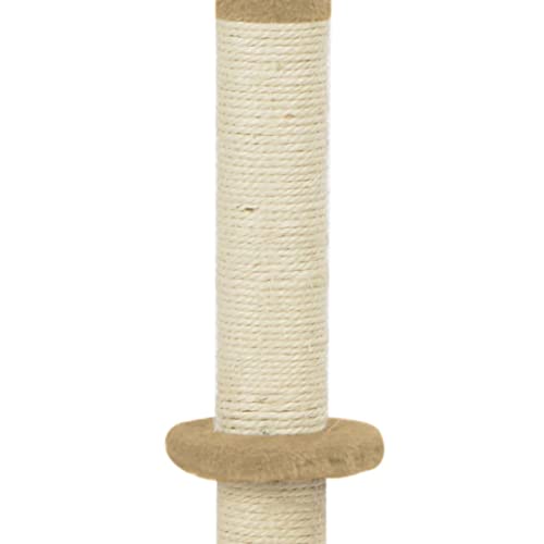 Beige Poste rascador para Gatos de sisal 40x40x80 cm beigeProductos para Mascotas Productos para Mascotas Productos para Gatos Mobiliario para Gatos