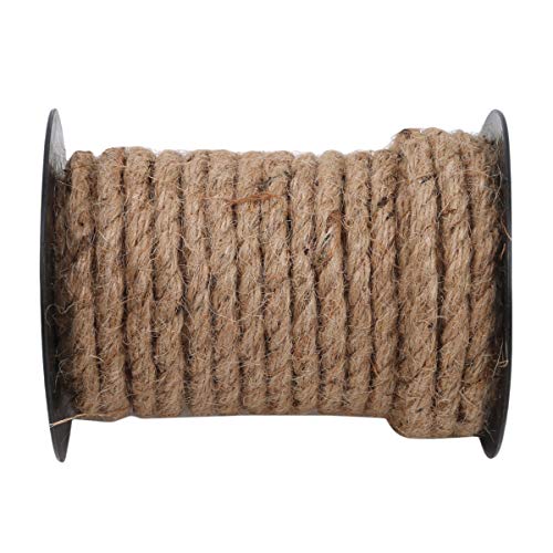Beiswin Cuerda de sisal natural de alta calidad para rascador, juguetes para gatos, para escalada, escritorio, accesorios hechos a mano (8 mm, 10 m)