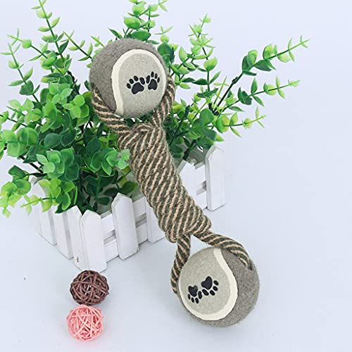 BEITABEITAkaitank Juguetes De Cuerda para Perros con Pelotas para Masticadores Agresivos Juguete De Entrenamiento Interactivo Casi Indestructible para Razas Medianas/Grandes,Cuerda con Pelota
