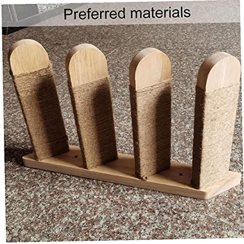 Berrywho Gato Pasos de Escalera estantes Gato de Madera montado en la Pared del Gato Escalada Estante con sisal Cuerda Gato Rascarse Escalera Plataforma de Gato Suministros Escalada Reproducción