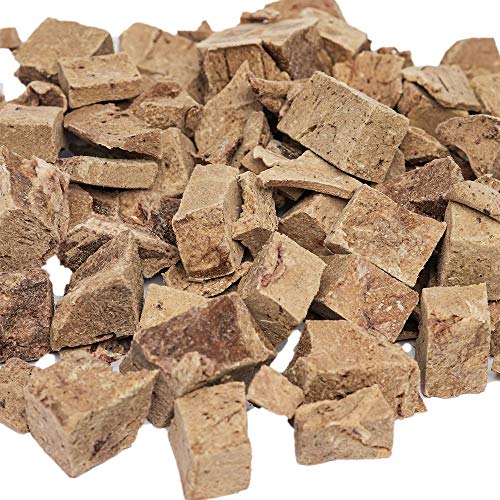 BEST BARF Hígado de cordero liofilizado 100% de un solo ingrediente Golosinas Naturales para Perros | Sin Grano 100g Golosinas de Entrenamiento para Perros y Gatos