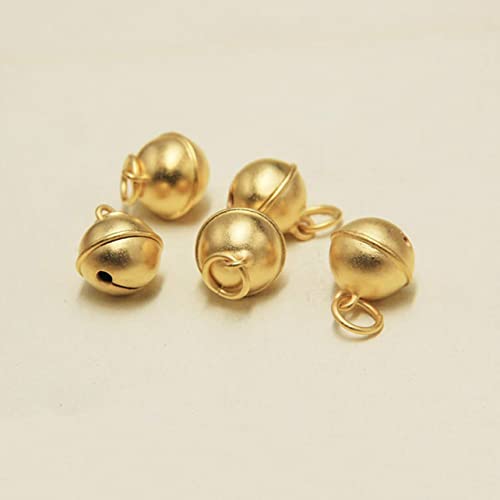 BigBigHundred Colgante de Campana Shajin Revestimiento al vacío Preservación del Color para la Princesa fugitiva Sonará DIY Pulsera Colgante de Cuerda de Mano - Oro