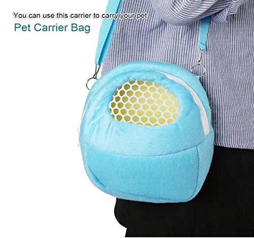Biluer Bolsa de Transporte, 2PCS Pet Carrier Bag Hamster Carrier Hamster Travel Bag Adecuado para Transportar Ratas Hámsters Ratones Ardillas Chinchillas Erizos Y Otros Animales Similares