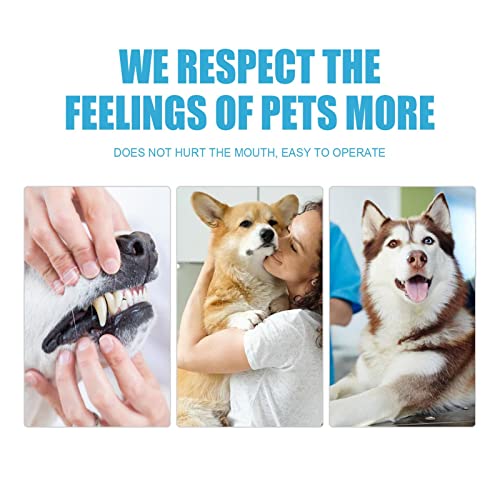 Binle Pasta de Dientes para Mascotas para Perros, 2 oz, Cuidado bucal, Cepillado Dental, Limpieza, calmante, Sabor a Menta, Cuidado Dental para Gatos, Pasta de Dientes, Aliento Fresco, diseñado