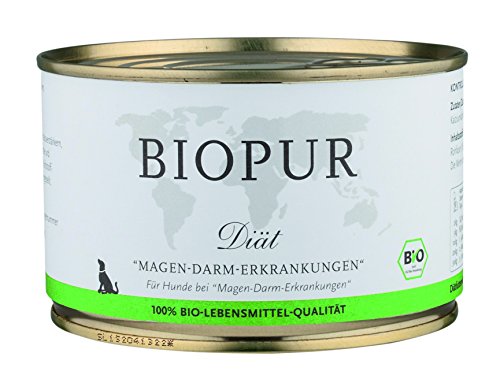 BIOPUR Bio Dietas Forro de y estómago Enfermedades 400 g, 6 Unidades (6 x 400 g)