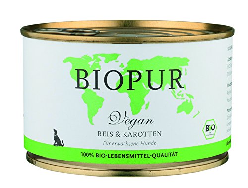 BIOPUR Bio Perros Forro Vegetariano, 12 Unidades (12 x 400 g)